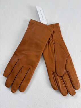 Women's Leather Gloves - Tan Brown NWT